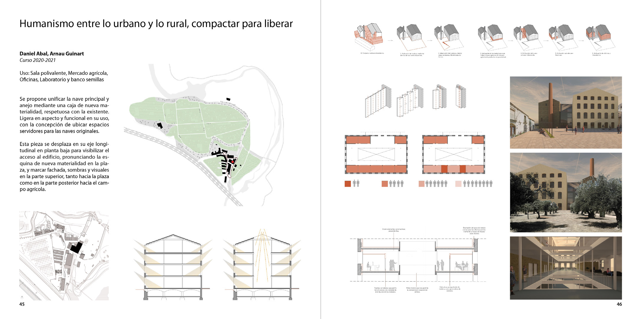 Architectural content spread